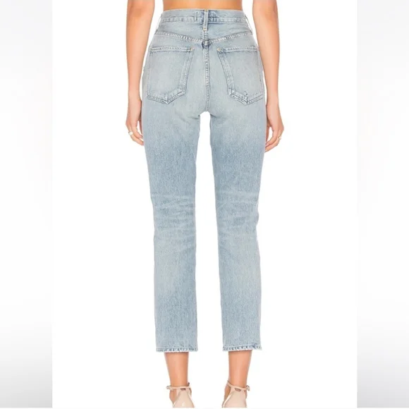 AGOLDE Riley SZ28 High Rise Straight Crop - Picture 3 of 12